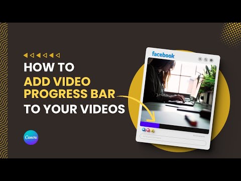 How to Add Progress Bar to Videos Using  Canva | Canva Tutorial for Beginners