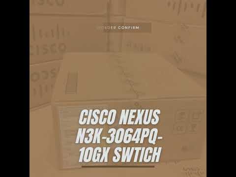 𝐂𝐢𝐬𝐜𝐨 𝗡𝟯𝗞-𝗖𝟯𝟬𝟲𝟰𝗣𝗤-𝟭𝟬𝗚𝗫 𝐒𝐰𝐢𝐭𝐜𝐡 #OrderConfirm #itnetwork #cisco #SFP #networking #marketing #sales