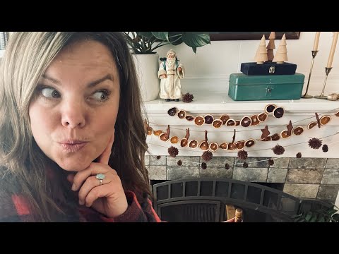 5 Layered Christmas Garland for Mantle- Vlog Style🎄