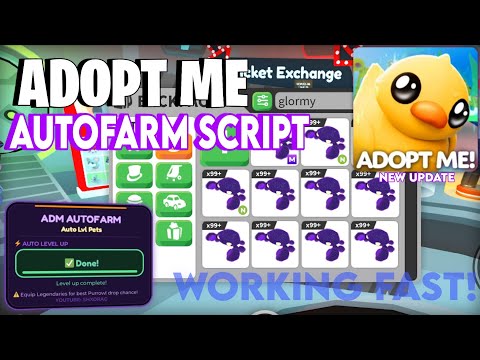 [KEYLESS] ADOPT ME BEST AUTOFARM SCRIPT, AUTO TICKETS, AUTO LEVEL UP PETS| LATEST UPDATE! (PASTEBIN)