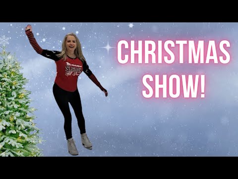 Ice Skating Christmas Show 2021 // ADULTS SKATE TOO