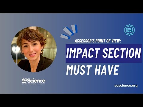 Impact Pathway   Grant Writing   Assessor's Expectations