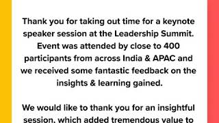 Hear what our Client has to say about FranklinCovey’s Leadership Devlopment Curriculums .