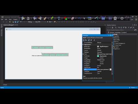 Simple windows application in dot net c#