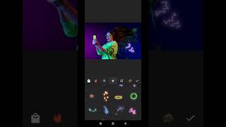 how to add neon effect on a photo (in shot) #inshot2024 #editingtutorial #neon #inshot_video_status