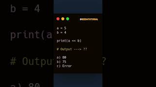 Python Quiz - Day 30 - Comment the answer #pythonquiz #pythonquestions