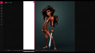 Stylized 3D Character Art Mentorship - Character Map