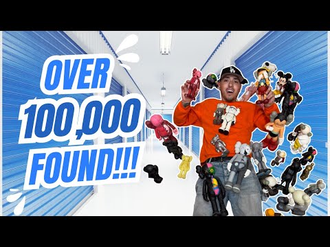 WE FOUND A KAWS COLLECTION WORTH OVER $100,000!!