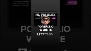 Portfolio Website in Wix Studio