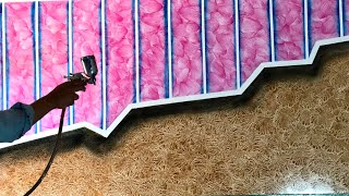 Make a Very Simple Oil Tube Design | Royal Play | Wall Painting Design | Om paint and tech