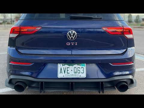 2022 VW GTI full Catback exhaust! “Back fire” POV!
