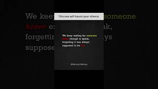 This One Will Haunt Your Silence | Menvora | Truth That Hurts