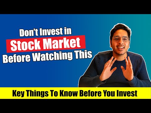 Don't Invest in Stock Market Before Watching This | Tips For Beginners