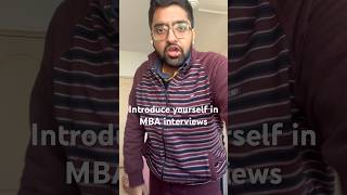 How to introduce yourself in MBA interviews. Best formula.