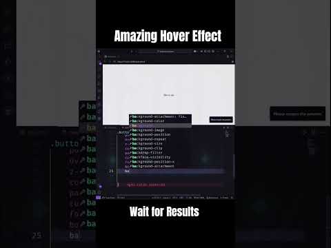 Hover Effect Button #codingshorts #coding #webdesign #frontendcourse