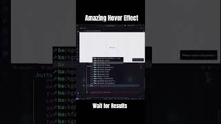 Hover Effect Button #codingshorts #coding #webdesign #frontendcourse