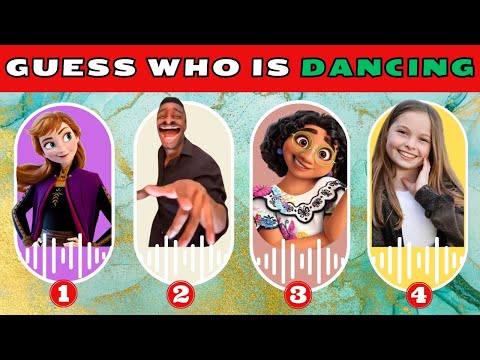 🎵 GUESS WHO IS DANCING  & MEME SONG🎙Salish Matter, Diseney Princess, king ferran,mrbeast