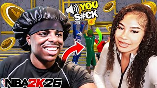 NBA 2K26 but my CRUSH talks while I play...😂 *HILARIOUS*