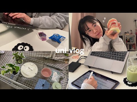 uni vlog 🎧🖇 productive first week of winter semester, what i eat, studying, ikea run, 2023 goals