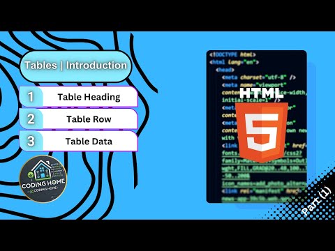 HTML | Tables Part 1