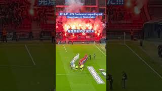 初めてヨーロッパリーグとカンファレンスリーグのアンセム聞いて鳥肌！ #shorts #football #conferenceleague #copenhagen