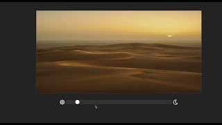range slider and controlling the  lighting of the image  HTML CSS &  JQuery