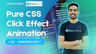 Button Ripple Effect on Click Using CSS3 | CSS Mini-Project | E-07 | Step by Step Tutorial
