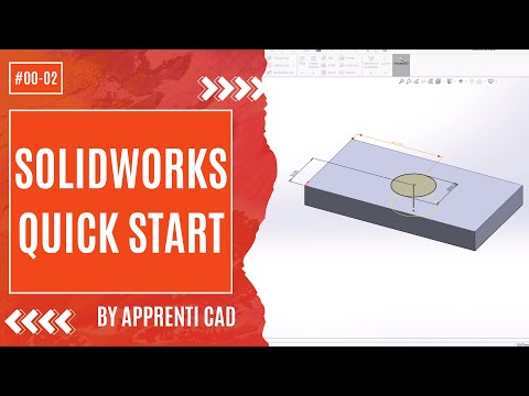 #solidworks Quick Start: Creating Your First 3D Part, Assembly, and Technical Drawing