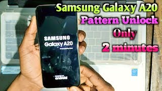 Samsung Galaxy A20 Pattern Unlock ( Factory Reset 2020 Video )