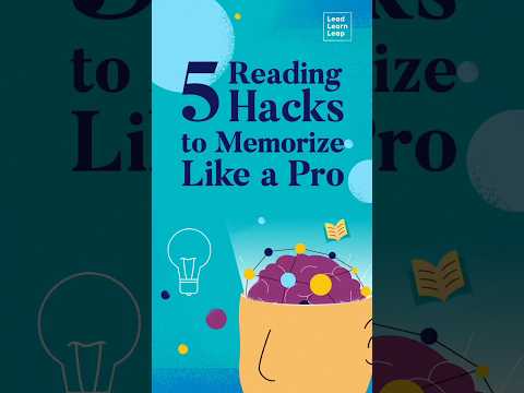 5 READING HACKS: MEMORIZE LIKE A PRO🧠