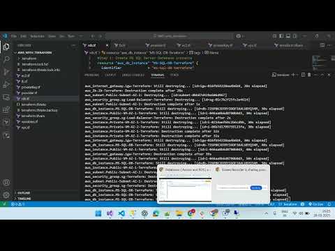 Terraform with AWS (Part 2 - Infrastructure Destroyed)