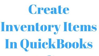 Inventory service in QuickBooks online