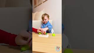 Learn Cutting Fruits Safely with Leo! 🍏🍎 #kidslearning