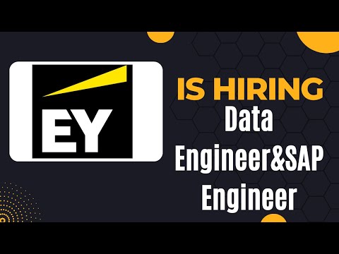 EY is hiring Data Engineer & SAP Engineer #itjobs #jobs #it #fresherhiring #software