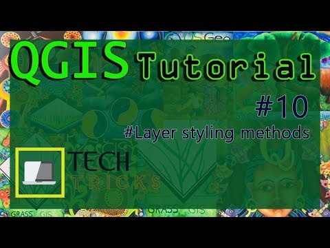All the type of layer styling and classifying Qgis #11