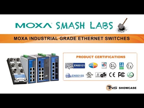 Smash Labs: Moxa industrial ethernet switch & wireless access point
