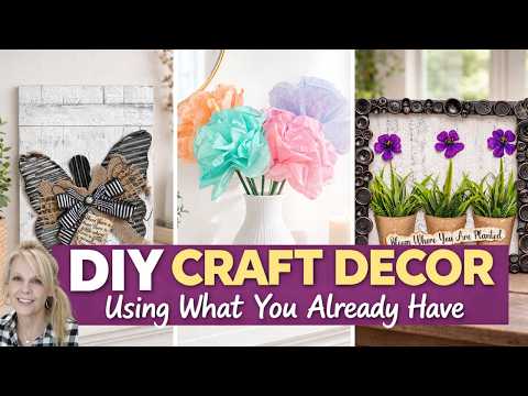 DIY Craft Decor Using What You Already Have (Budget-Friendly Ideas!)