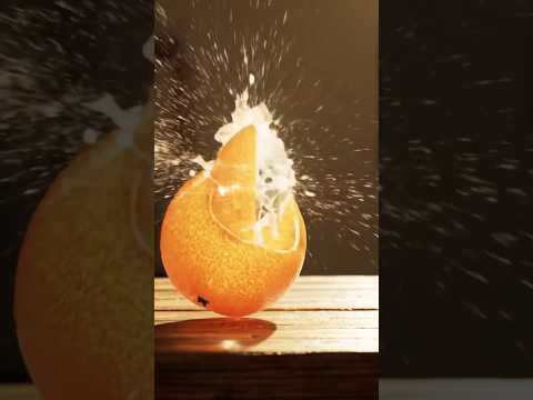 Story of a Broken 💔 Orange ASMR Video of an orange