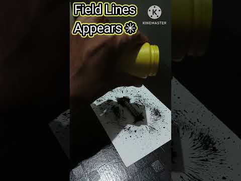 CYLINDRICAL BAR MAGNET'S MAGNETIC FIELD LINES for Class 10 Students...||