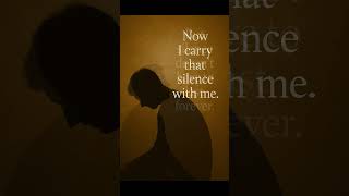 "What If I Had Said Something?"  #regret