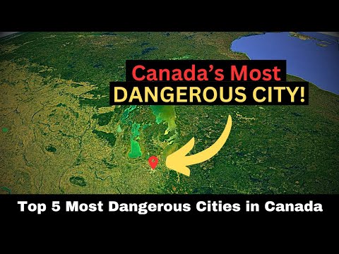 Most DANGEROUS Cities in CANADA | Top 5 CANADIAN CITIES with the Highest CRIME RATES (CSI)
