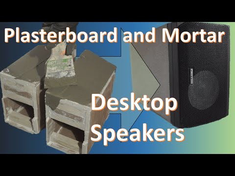 Drywall and Mortar Speaker Box | Proton 285 DIY build Part2