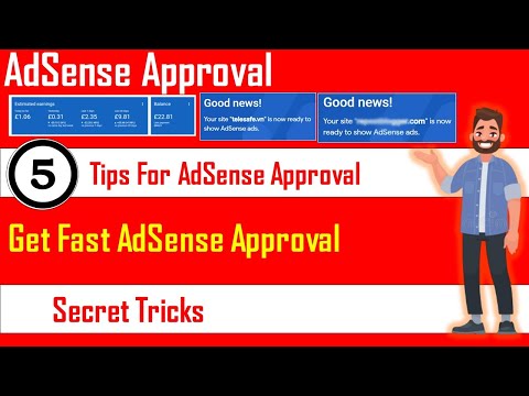 Top 5 Tips To Google AdSense Approval In One Day | How To Get Fast AdSense Approval In One Day