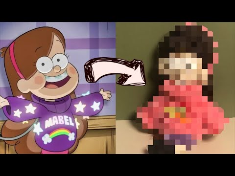Making a Mabel Plushie out of Fuzzy Socks | Gravity Falls