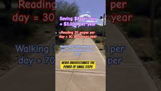 Tiny Steps, Big Impact 💪#power