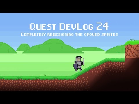 Quest DevLog 24 | Completely redesigning the ground sprites