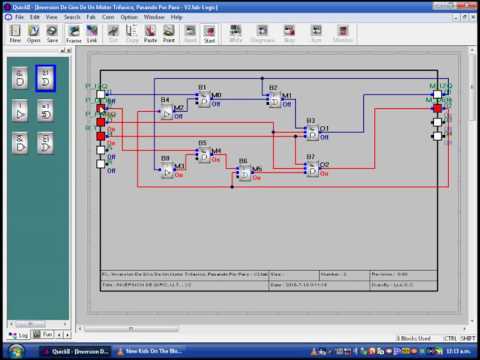 INVERSION DE GIRO DE MOTOR TRIFASICO EN QUICK II - ARRAY (OPCION II)