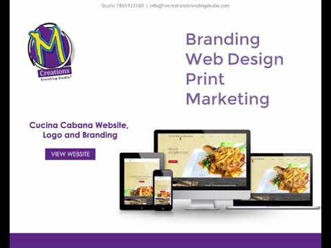 www.cucinacabanaristorante.com Website, Logo, Print Marketing by Mcreations Branding Studio,