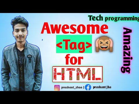 awesome tag of html 🔥🔥| html ka behtarin tag | HTML unique tag| @tech_programming #tech_programming