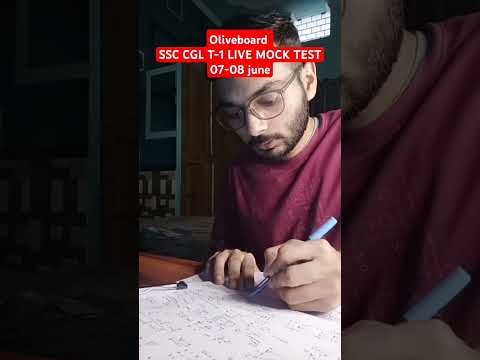 🎯07-08 June🗓️ | Oliveboard SSC CGL T-1 LIVE MOCK TEST MARKS #ssccgl #oliveboard #sscexam